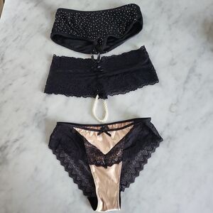 J Collection, Yandy.Com Black panties  NWOT